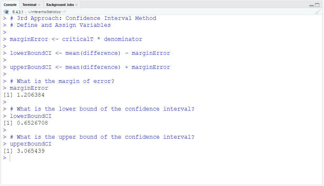 Matched Pairs: Example 1-17